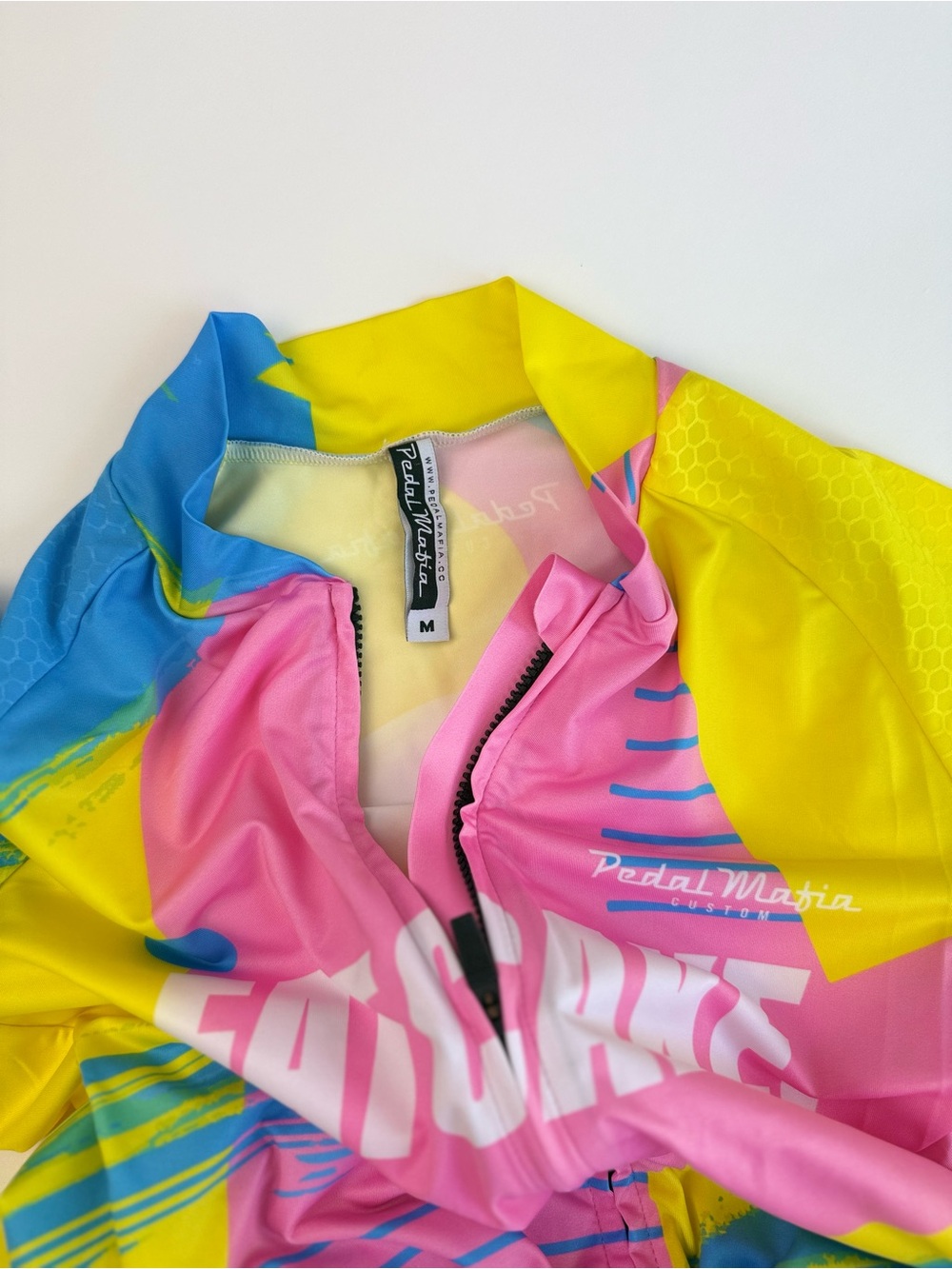 Pedal Mafia x Fat Cake Club Cycling Jersey - Men's Size M (Limited Edition) - Picture 4 of 6